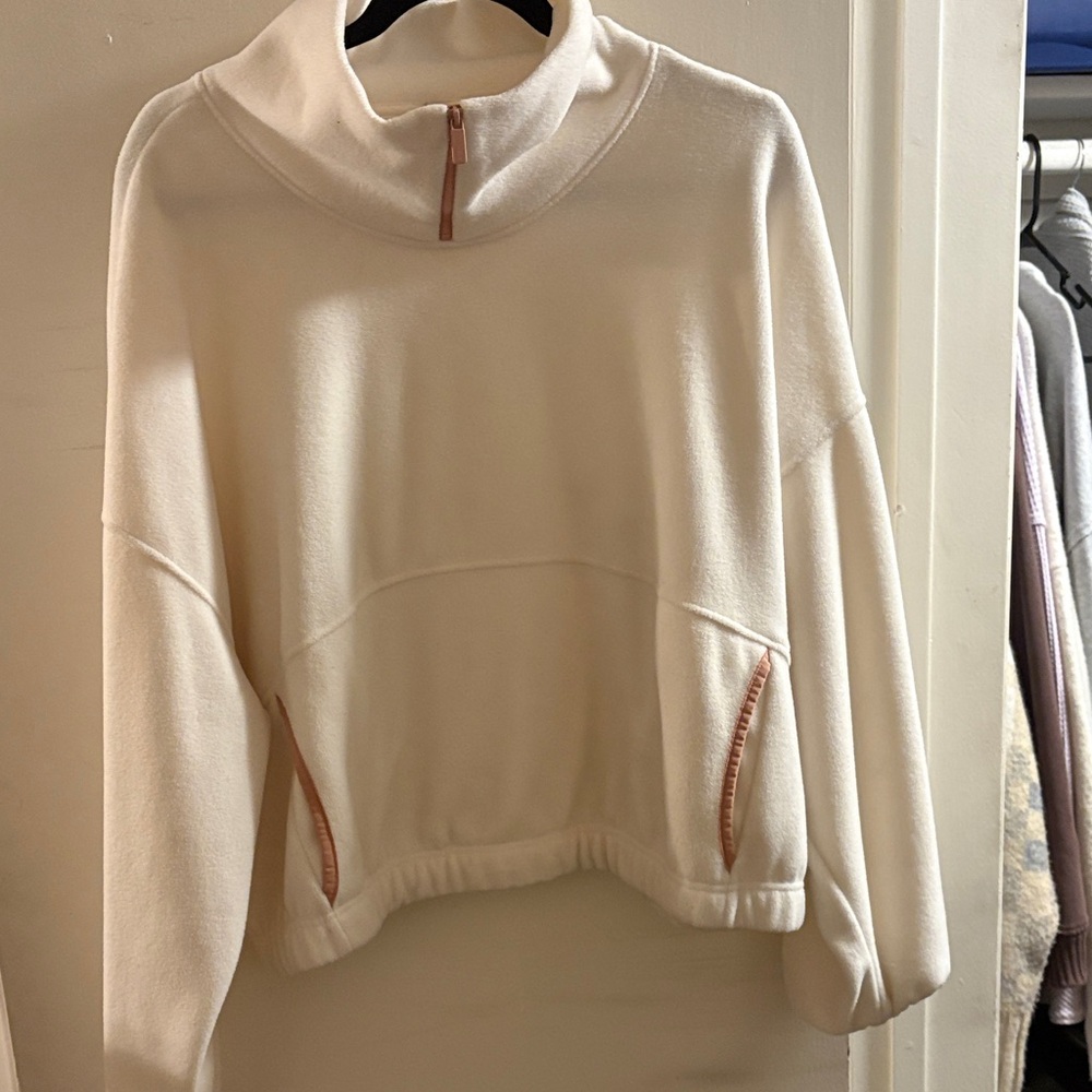 Old navy cropped athletic sweatshirt